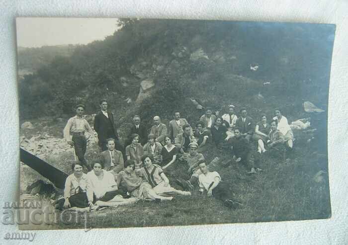 Old photo 1929 - Picnic on Vitosha
