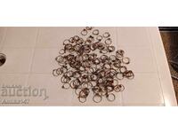 Vintage rings from the last century - 164 pieces mix of models