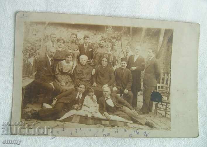 Old family photo - women, men Old family photo - women, men