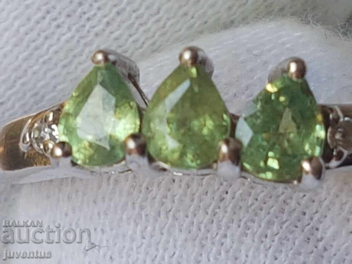 ΑΡΓΥΡΟ ΔΑΧΤΥΛΙΔΙ ΜΕ ΔΕΜΑΝΤΟΕΙΔΗ (ΜΑΔΑΓΑΣΚΑΡΗ) ΠΙΣΤΟΠΟΙΗΤΙΚΟ με τιμή 369.00 BGN | € 188.67