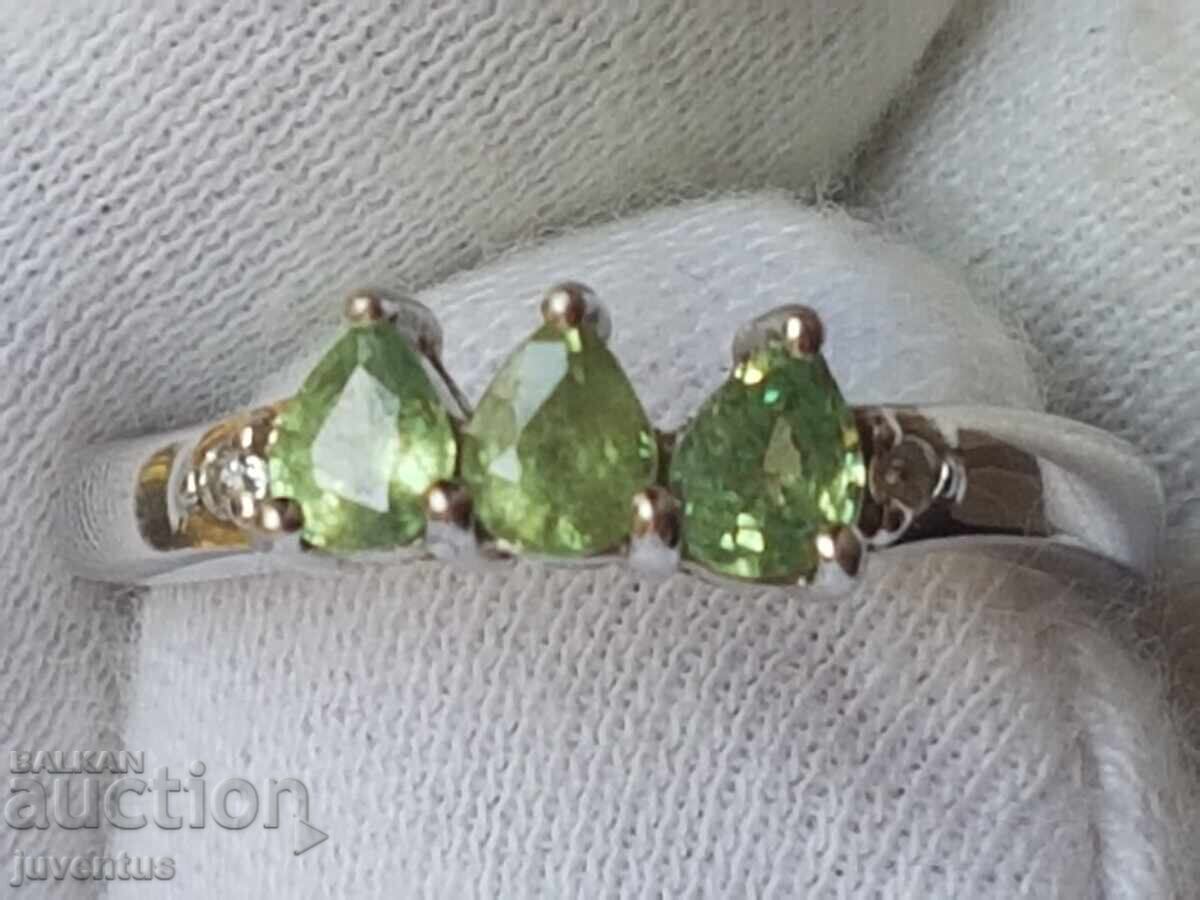 ΑΡΓΥΡΟ ΔΑΧΤΥΛΙΔΙ ΜΕ ΔΕΜΑΝΤΟΕΙΔΗ (ΜΑΔΑΓΑΣΚΑΡΗ) ΠΙΣΤΟΠΟΙΗΤΙΚΟ