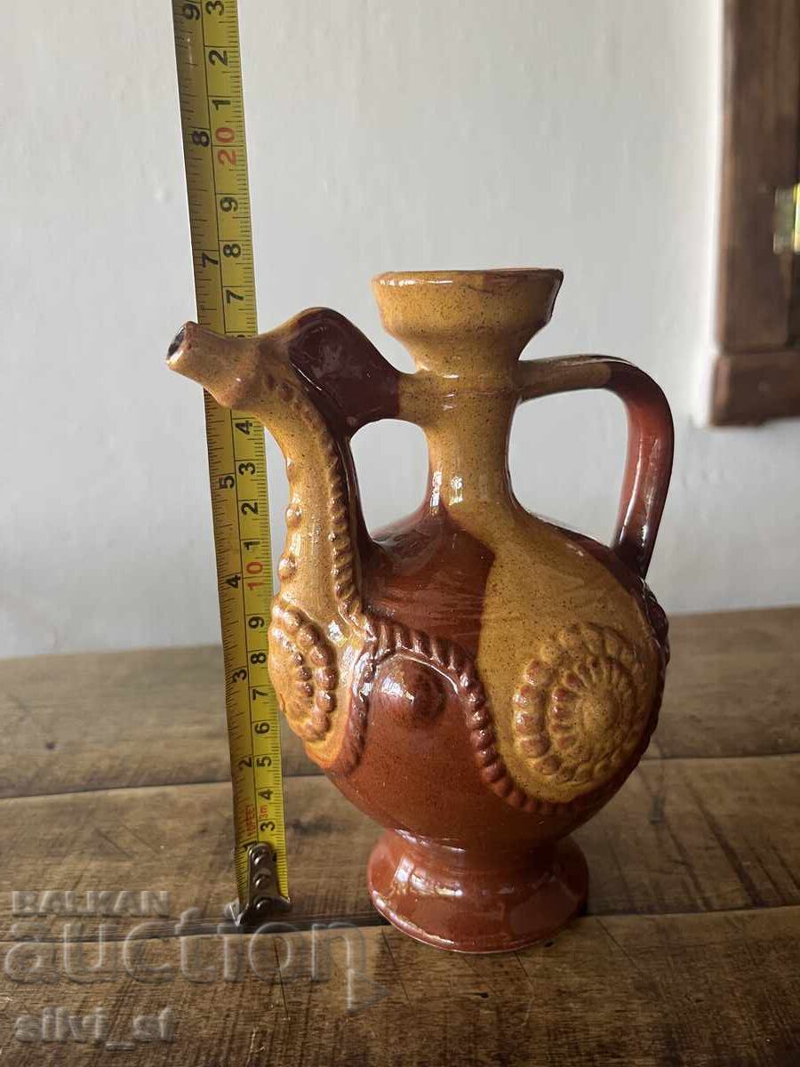 Ceramic jug / carafe for rakia, wine - 5 Ceramic jug / carafe for rakia, wine - 5