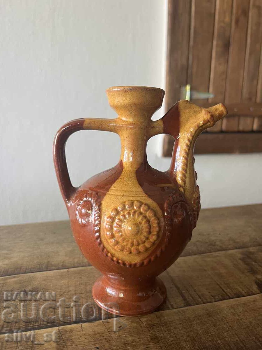 Ceramic jug / carafe for rakia, wine Ceramic jug / carafe for rakia, wine
