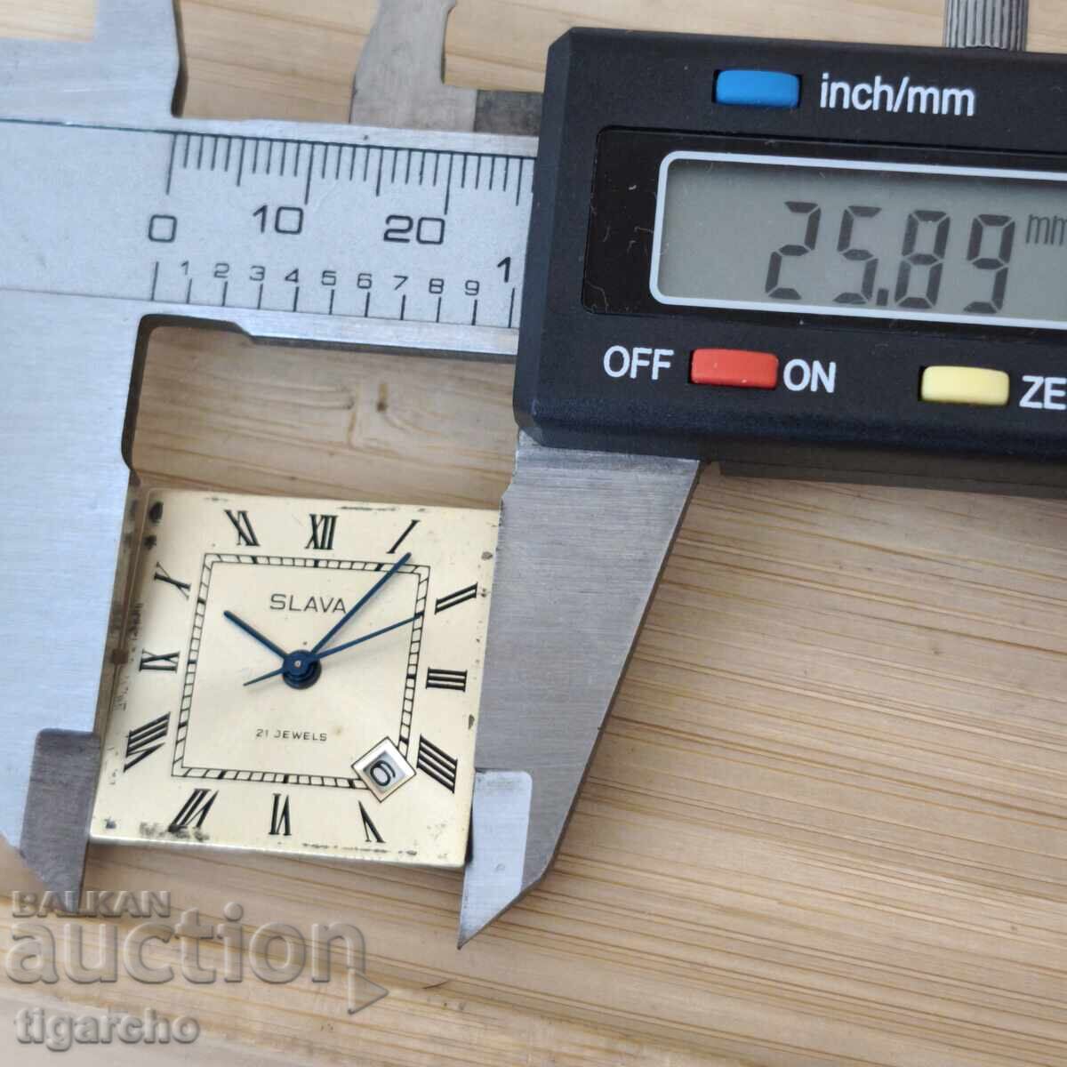 Παράδοση Μηχανισμός ανδρικού ρολογιού Slava