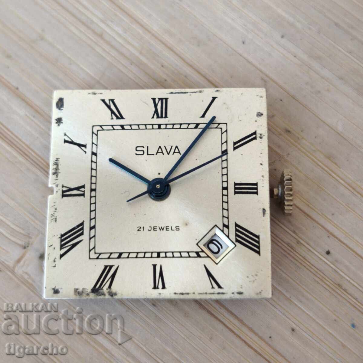 Μηχανισμός ανδρικού ρολογιού Slava