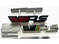 Embleme noi "VRS" pentru Skoda - 120 mm./25 mm
