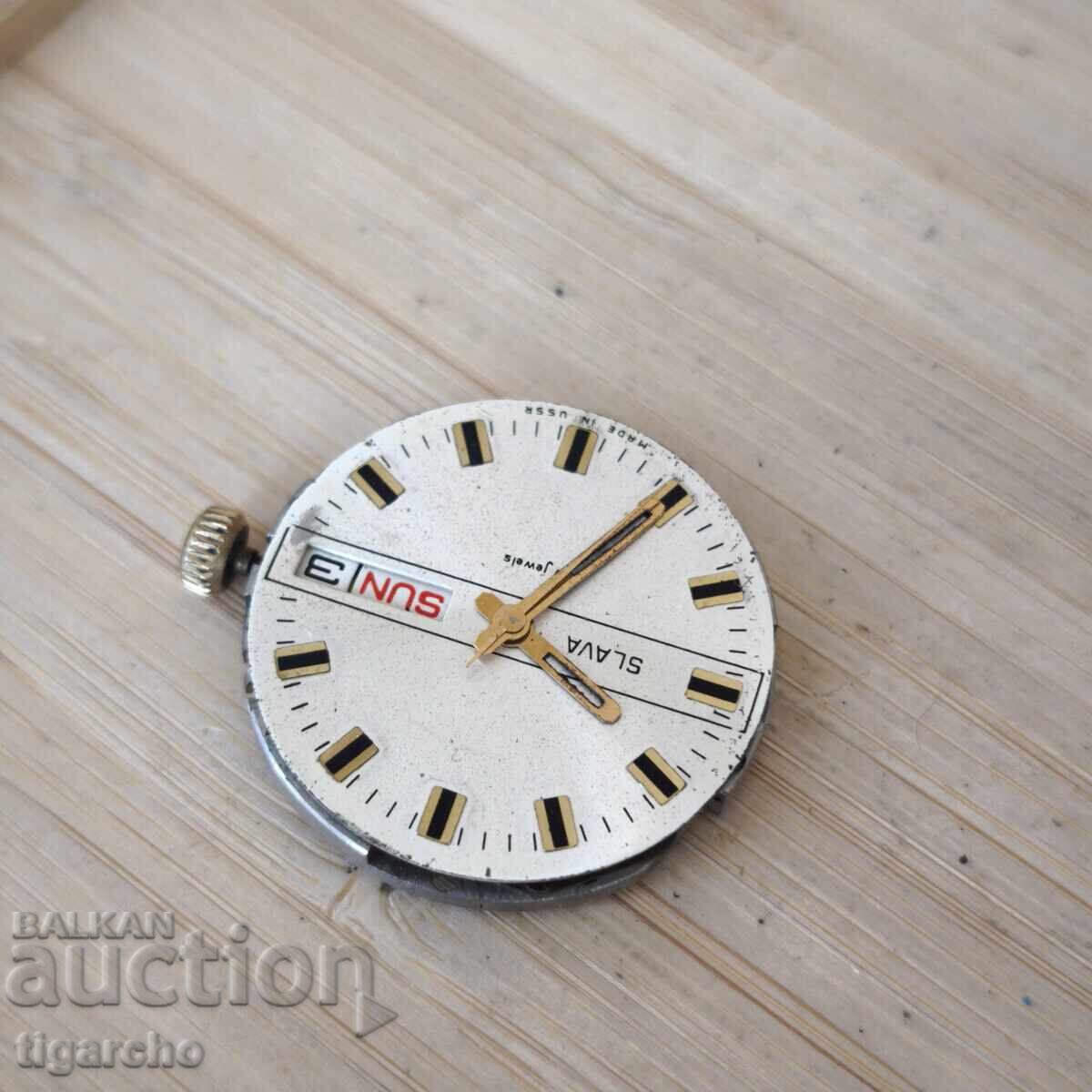 Μηχανισμός ανδρικού ρολογιού Slava - 6