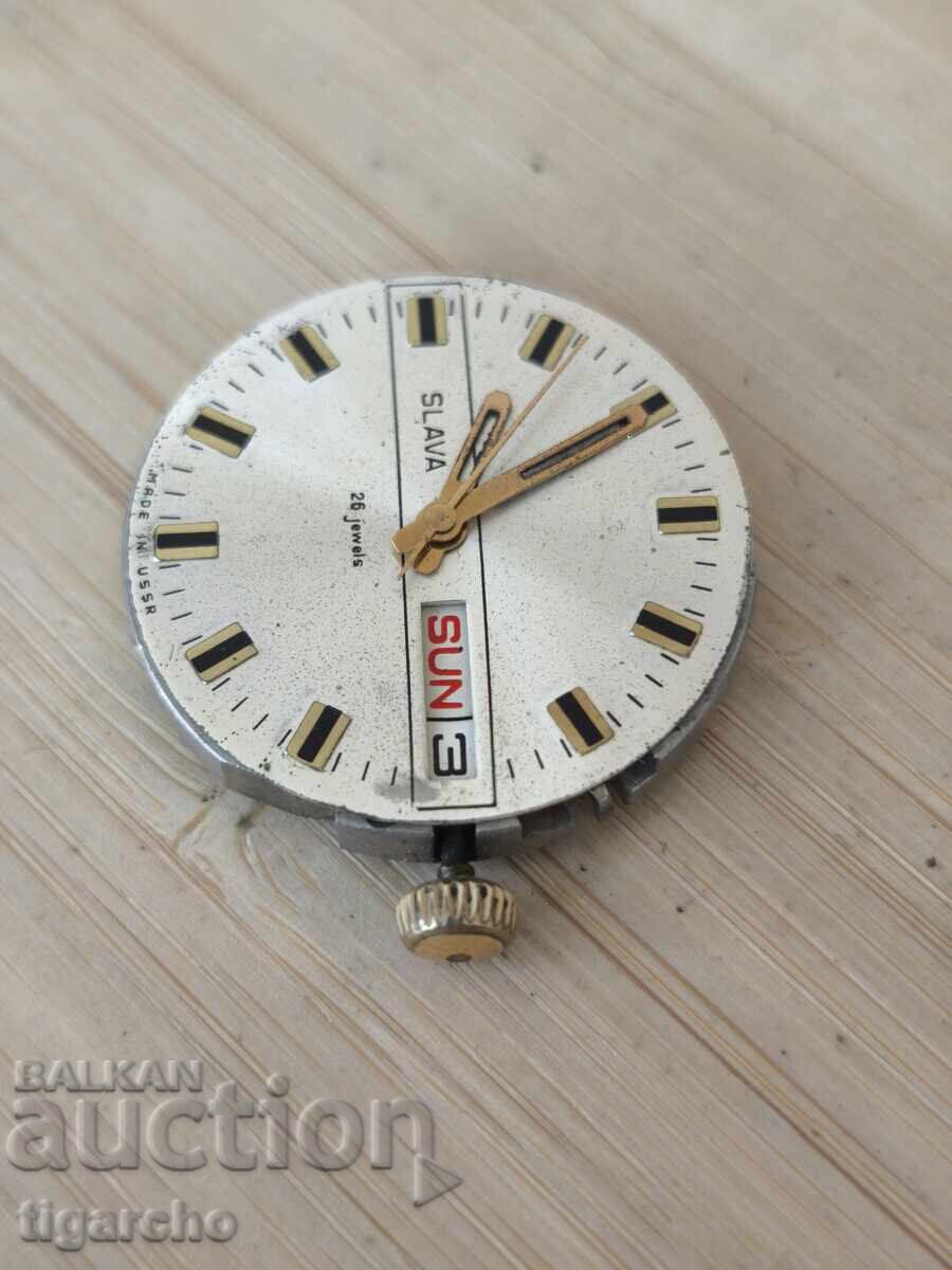 Μηχανισμός ανδρικού ρολογιού Slava - 7