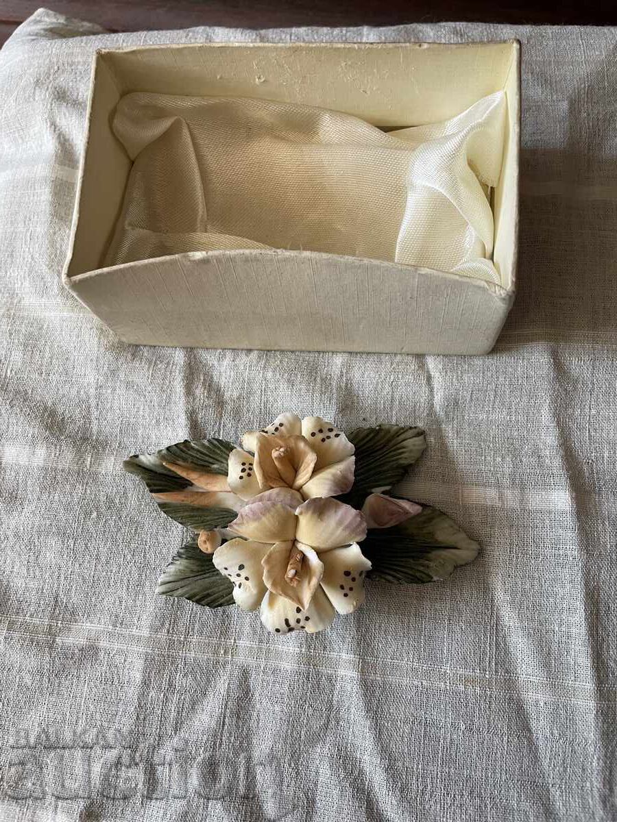 Aplicație veche, lucrare fină, 8 cm