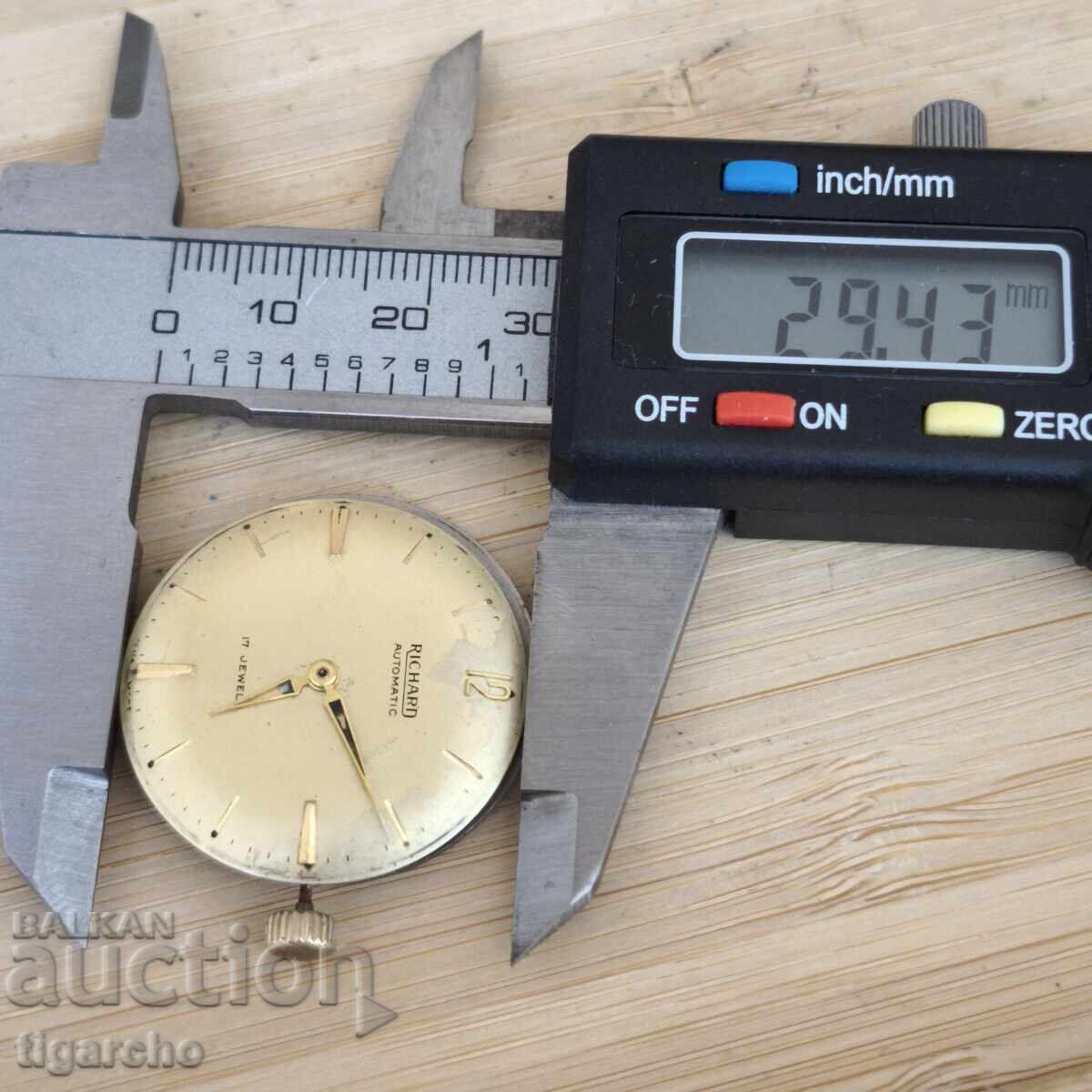 Механизъм за мъжки часовник RICHARD - 6 Механизъм за мъжки часовник RICHARD - 6