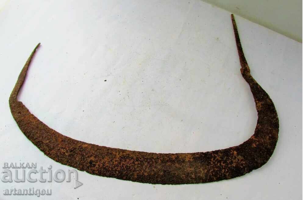 Auction  Ancient iron knife, sickle scythe F1 - Very rare