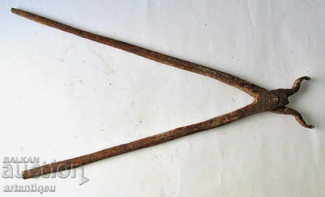 Delivery of Ancient Medieval Iron Blacksmith's Tongs
