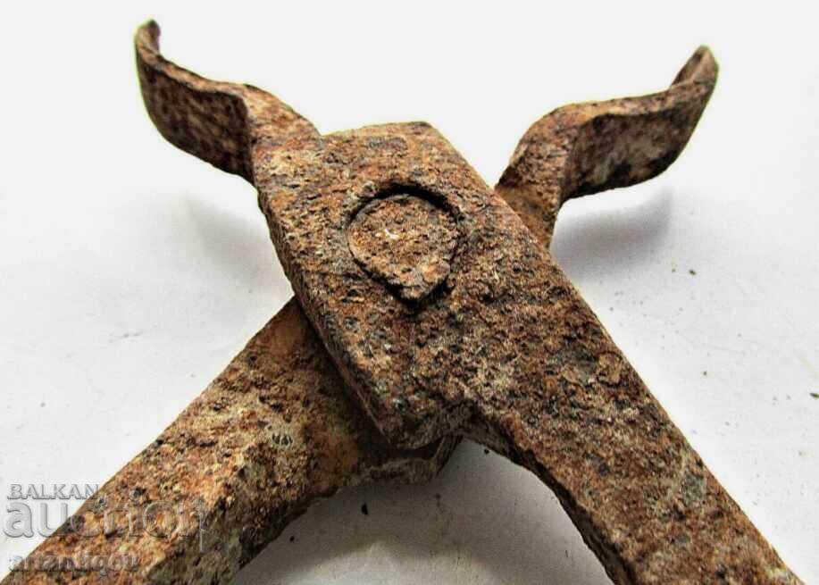 Ancient Medieval Iron Blacksmith's Tongs - 6