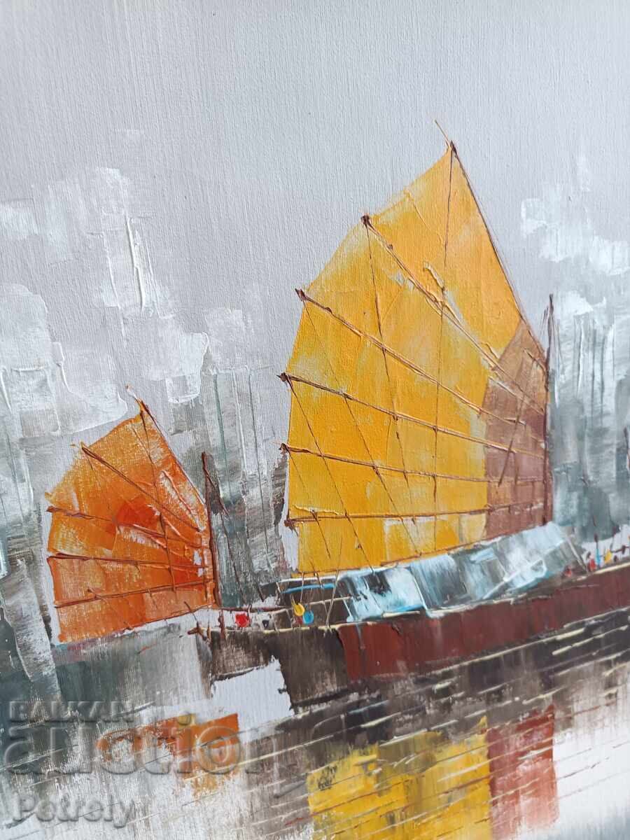 Παράδοση Μεγάλη ελαιογραφία