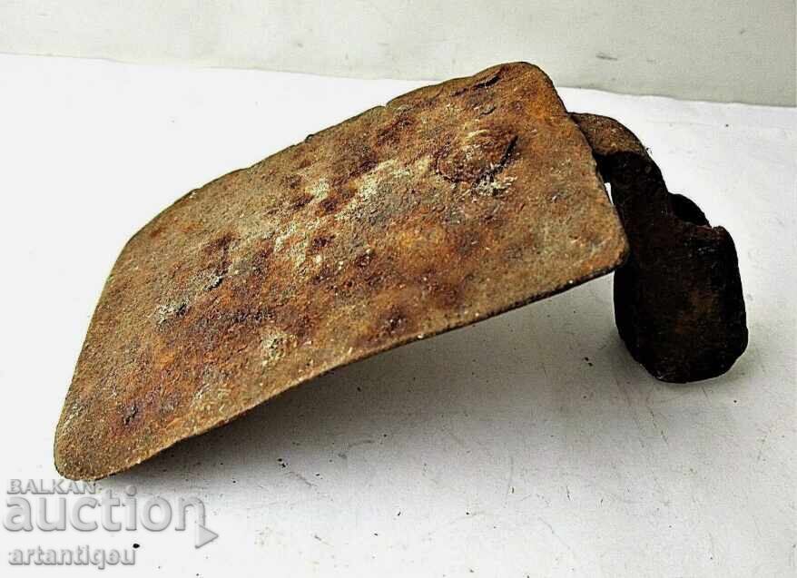 Αρχαία σιδερένια τσάπα – Πολύ σπάνιο γεωργικό εργαλείο - 5