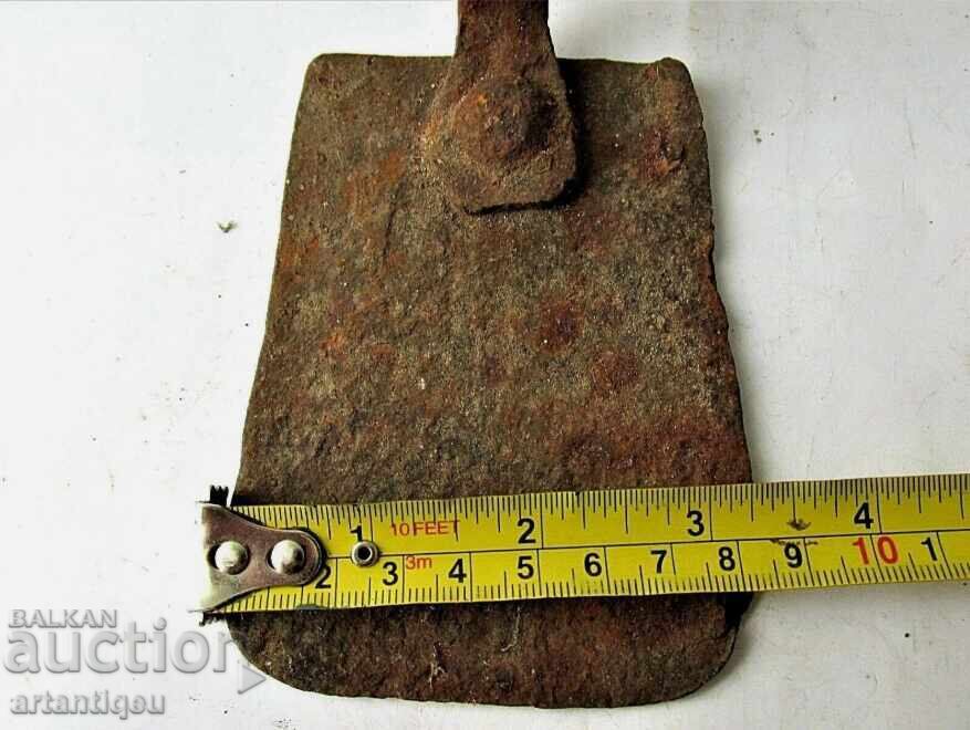 Αρχαία σιδερένια τσάπα – Πολύ σπάνιο γεωργικό εργαλείο - 6