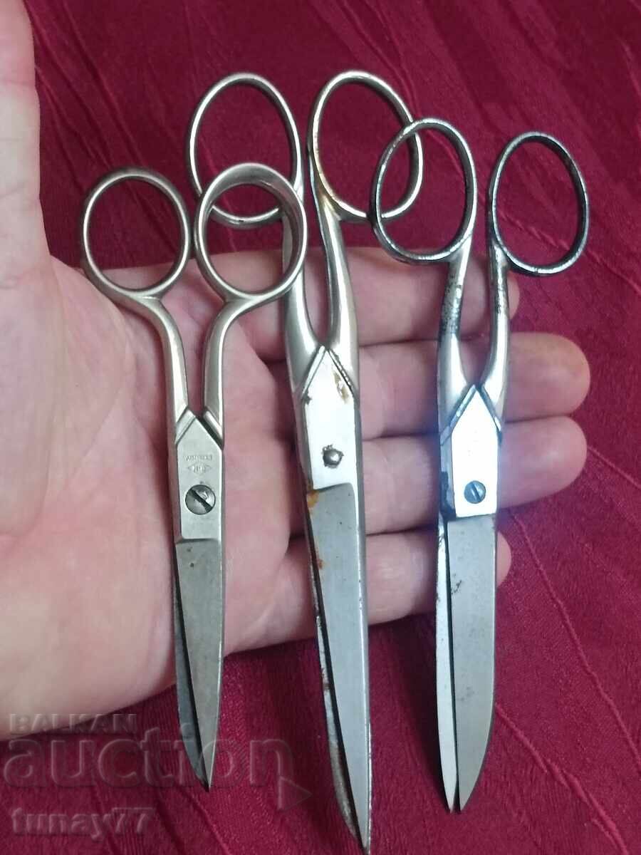 Lot of old scissors with markings - 5 Lot of old scissors with markings - 5