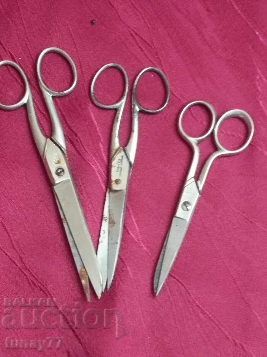 Lot of old scissors with markings - 7 Lot of old scissors with markings - 7
