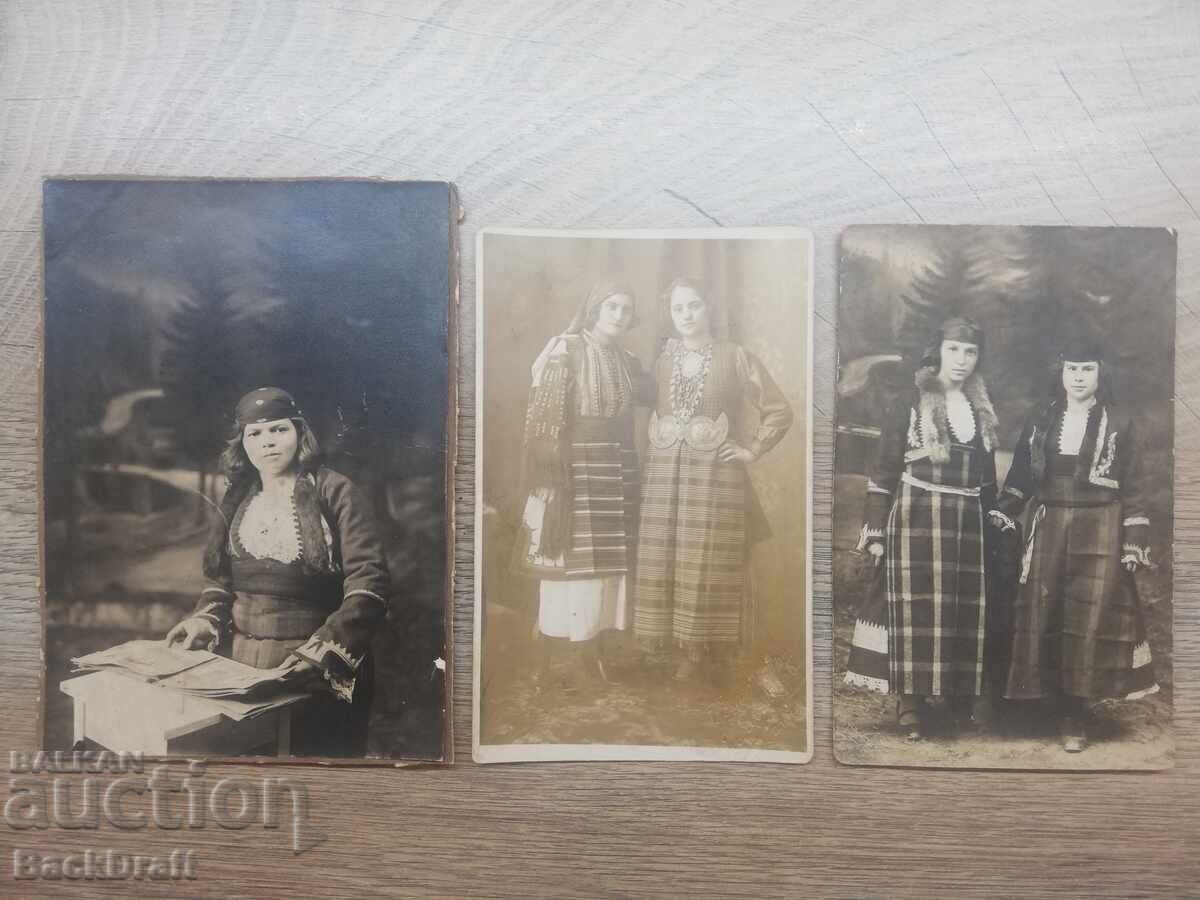 3 Стари Царски Снимки Фолклор,Носия,Пафти,Етника