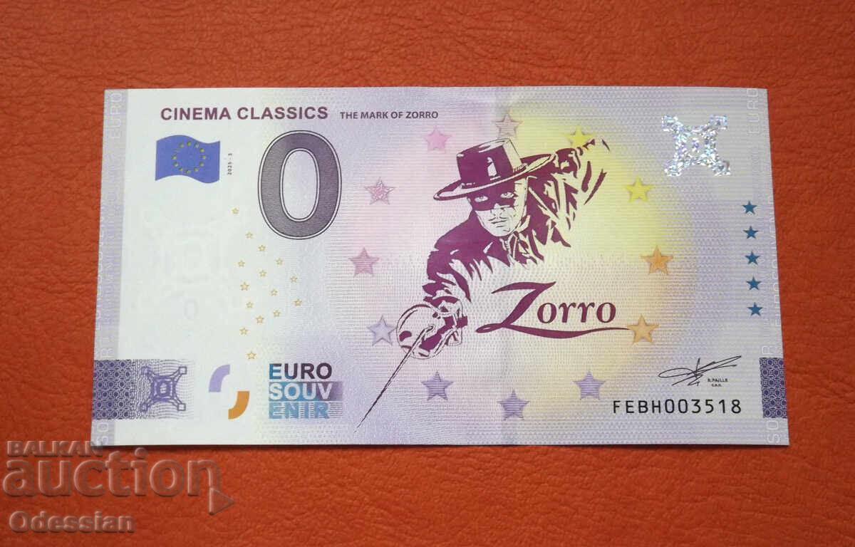 0 euro / 0 euro • CINEMA CLASSIC THE MARK OF ZORRO