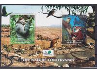 Stamped Block Conservation of Nature Fauna 2003 Mauritania