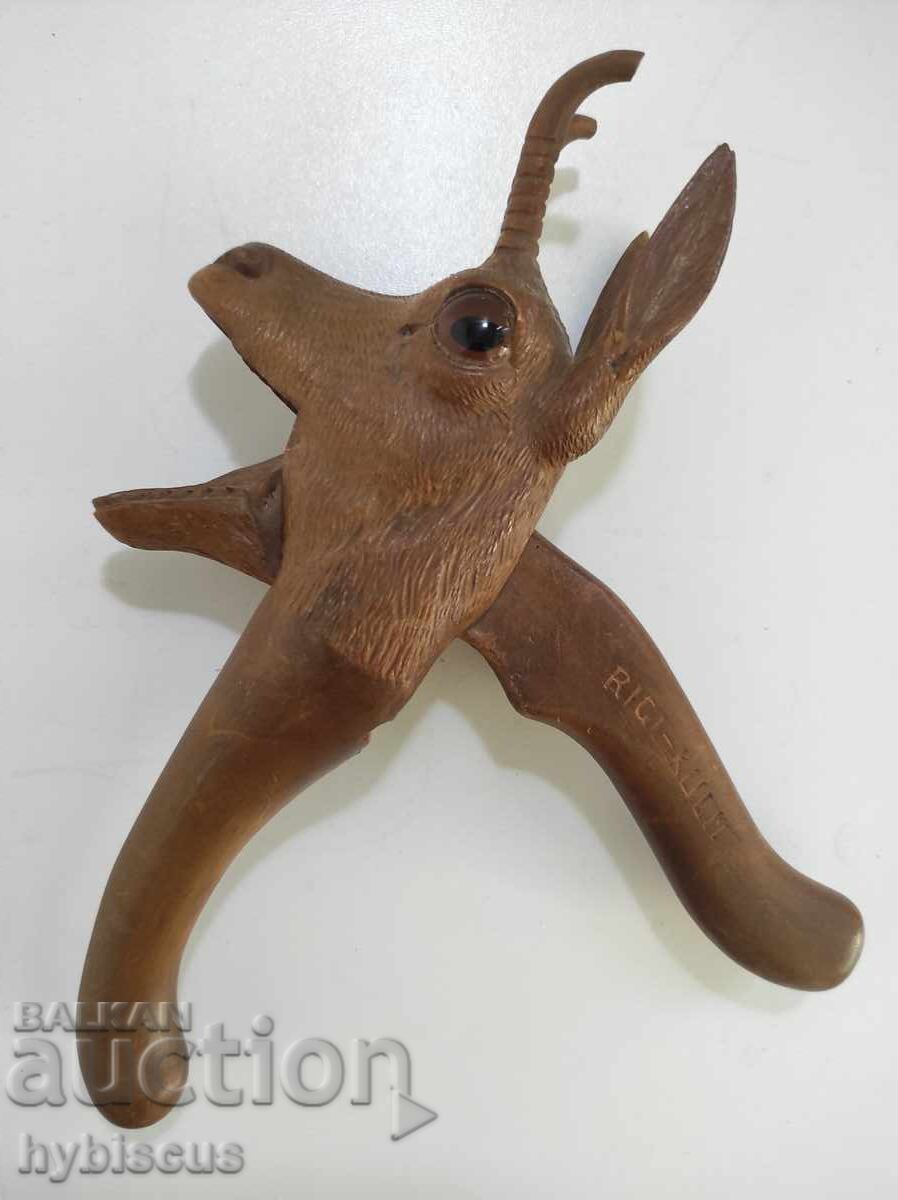 Antique carved wooden nutcracker from Montenegro with price € 38.00 | 74.32 BGN