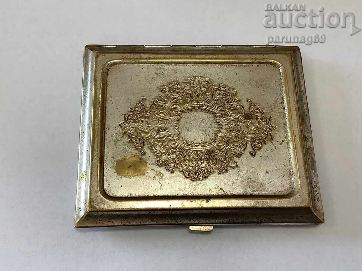 Tabacheră vintage, circa 1950 - 1970 (argintată)