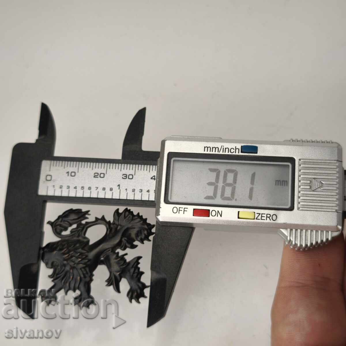 Παλιά στρατιωτική κοκάρδα λιοντάρι 90s βουλγαρικός στρατός #6137 - 7