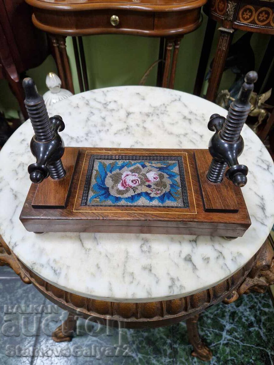 Rare antique English unique card press