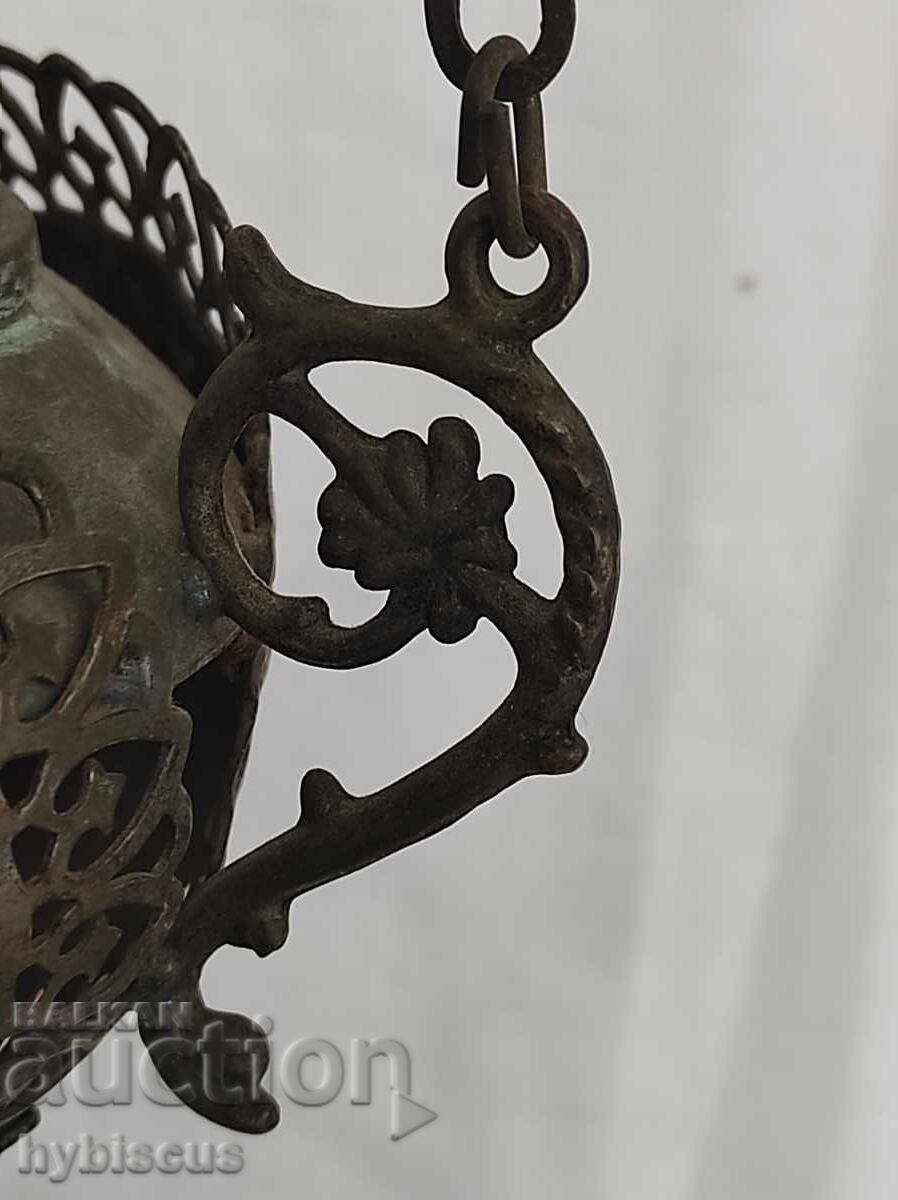 Candleholder 19th century. Brass - 7