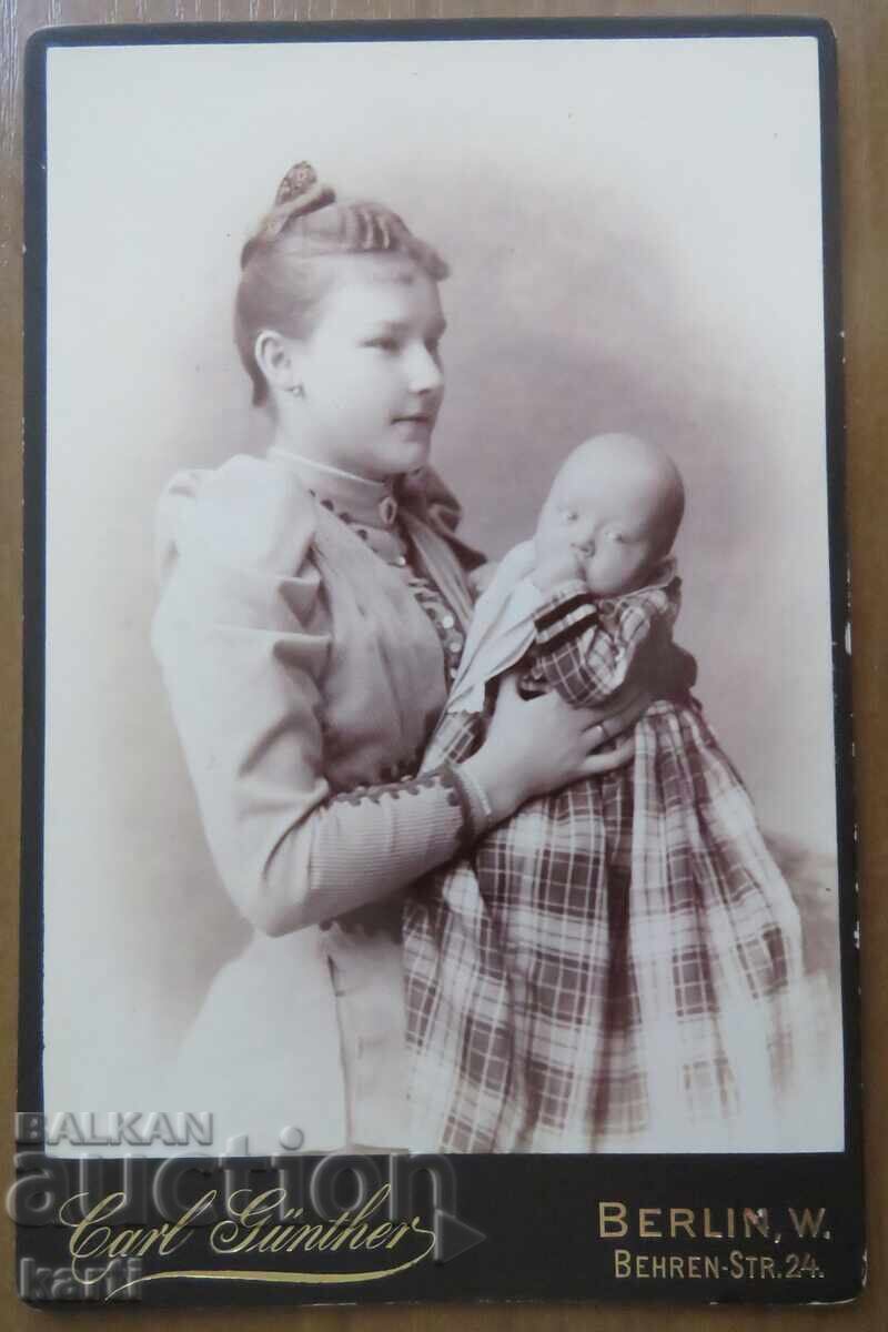 СТАРА ФОТОГРАФИЯ - КАРТОН - ОТЛИЧНА СТАРА ФОТОГРАФИЯ - КАРТОН - ОТЛИЧНА