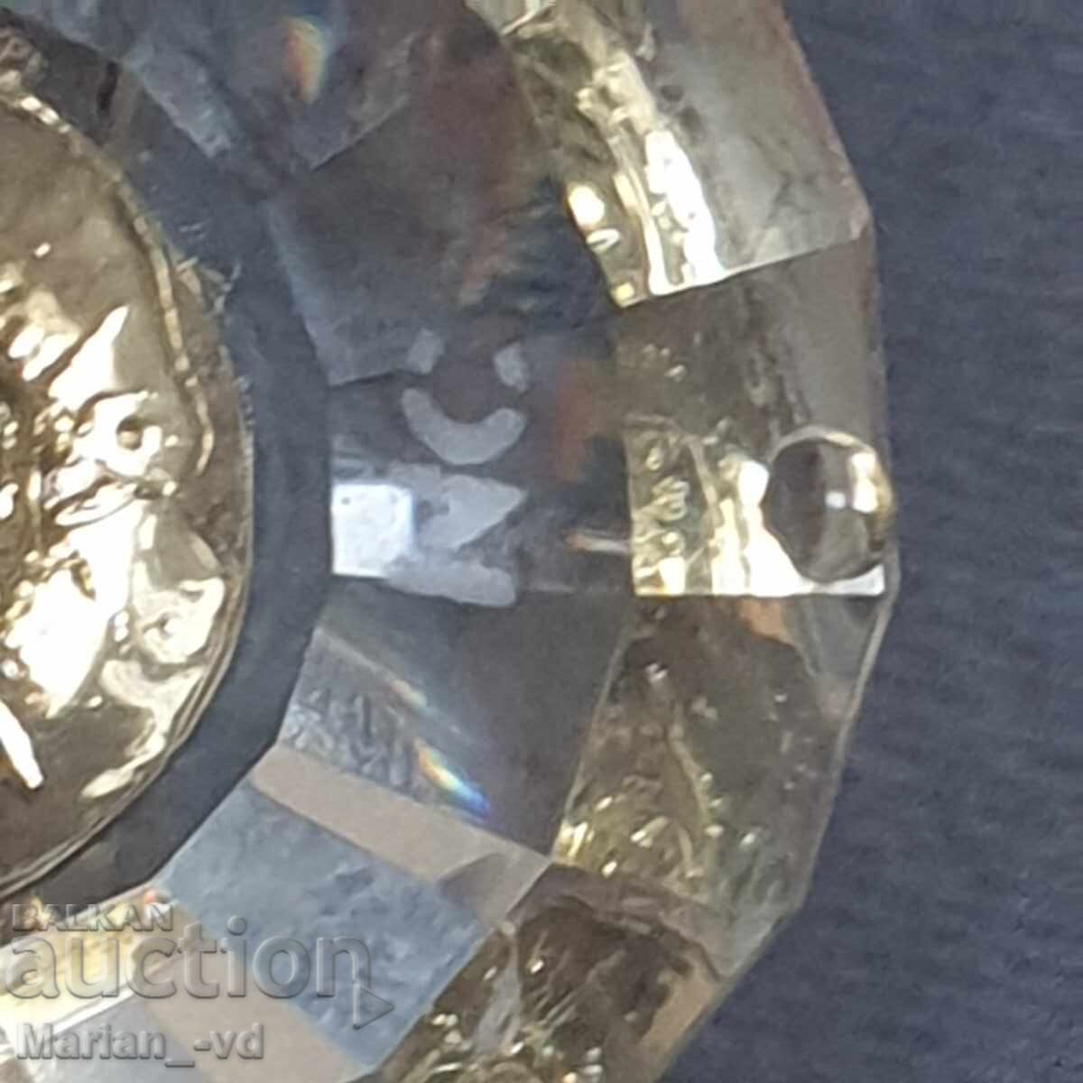 Crystal glass peacock - 7