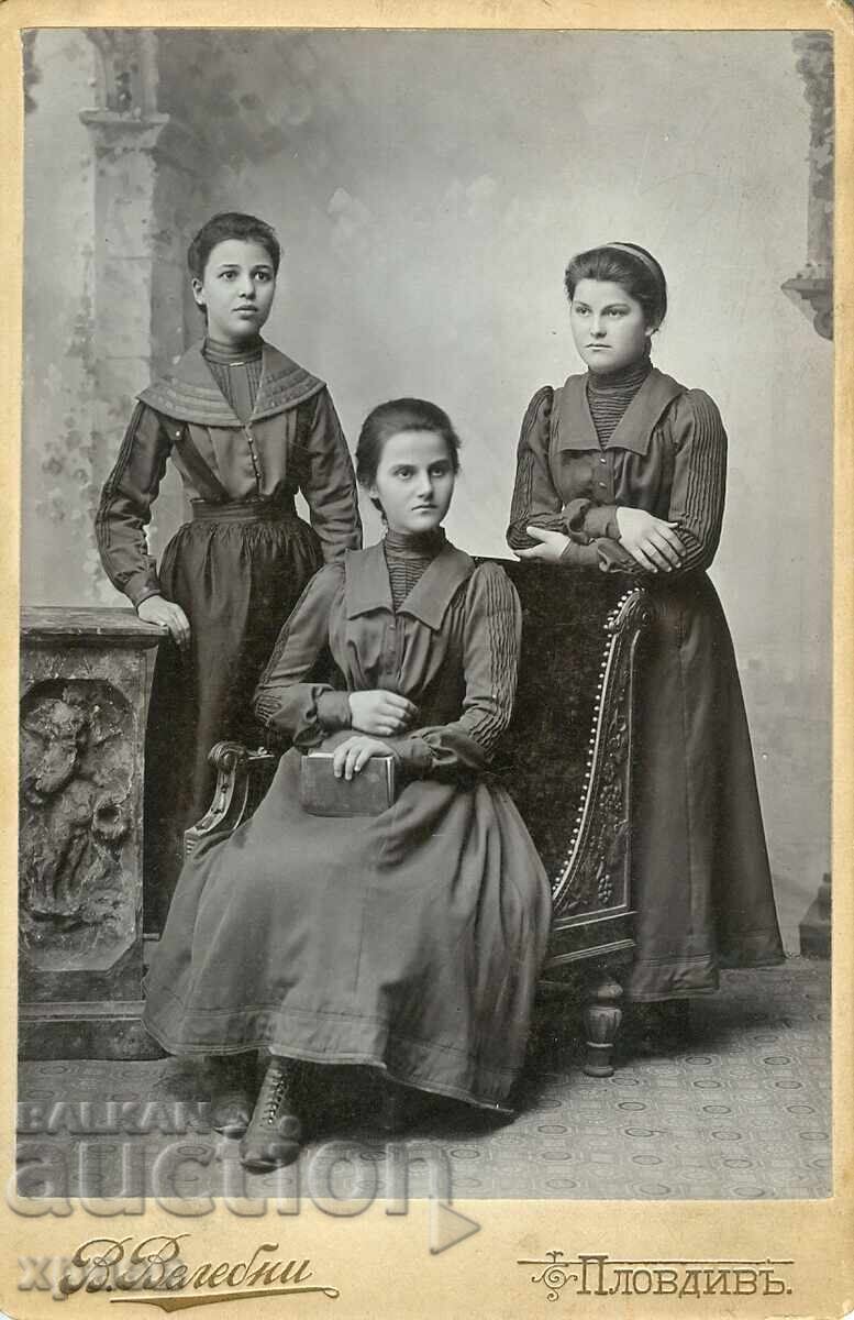 FOTOGRAFIE VECHE - CARTON - V.VALEBENI - PLOVDIV - 1203