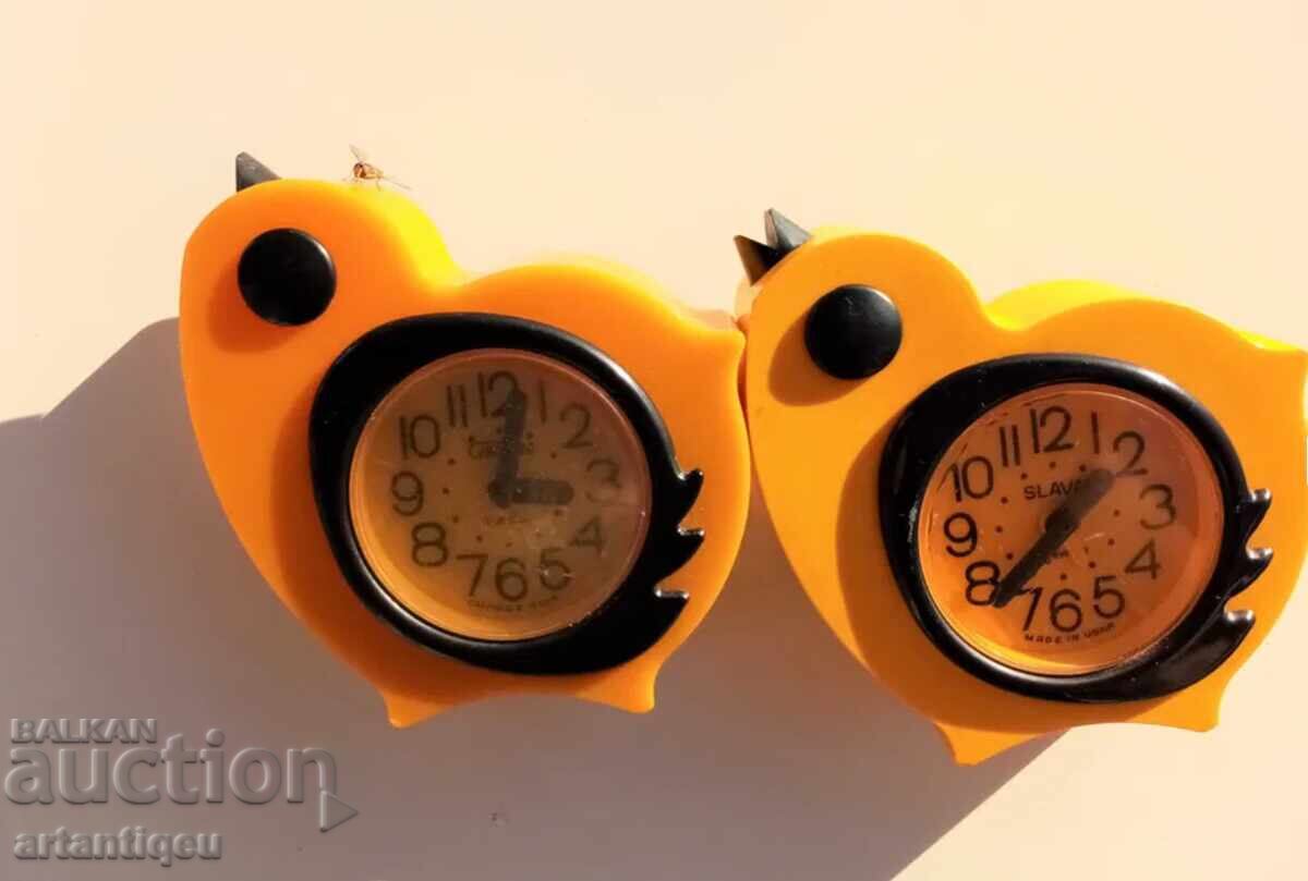Two vintage children's SLAVA watches - SLAVA / USSR