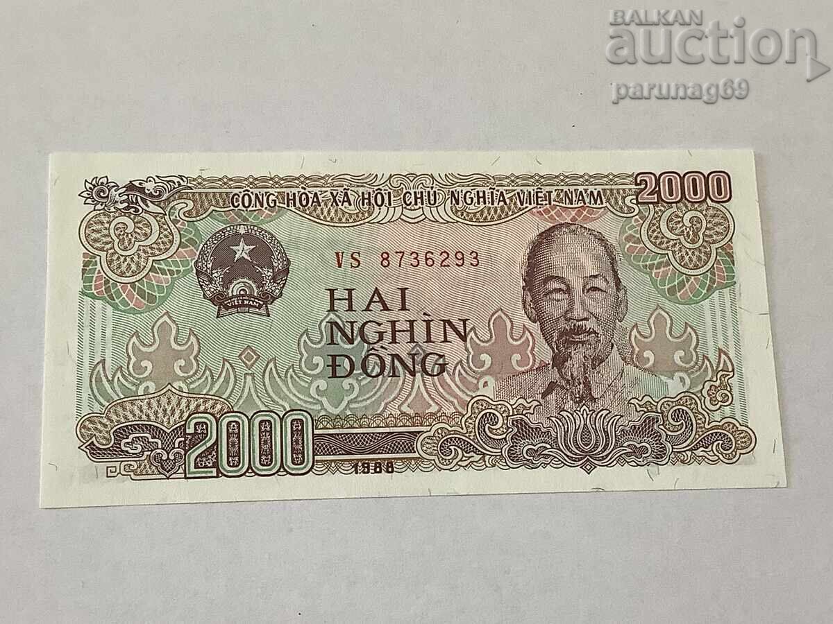 Βιετνάμ 2000 δονγκ 1988 UNC