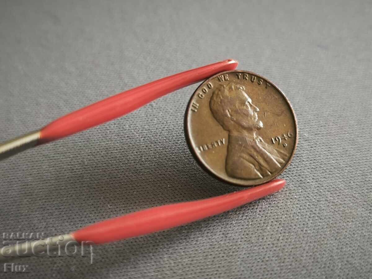 Licitație Monedă - SUA - 1 cent | 1946; Seria D