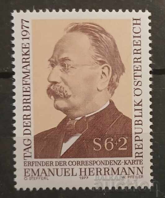 Αυστρία 1977 Προσωπικότητες/Ημέρα της γραμματοσήμου MNH