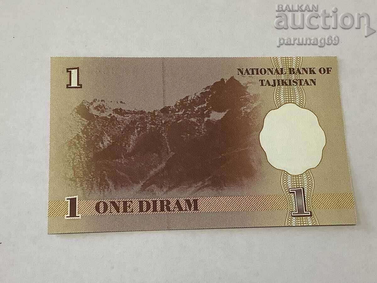 Tadzhikistan 1 diram 1999 godina UNC cu preț 1.00 BGN | € 0.51