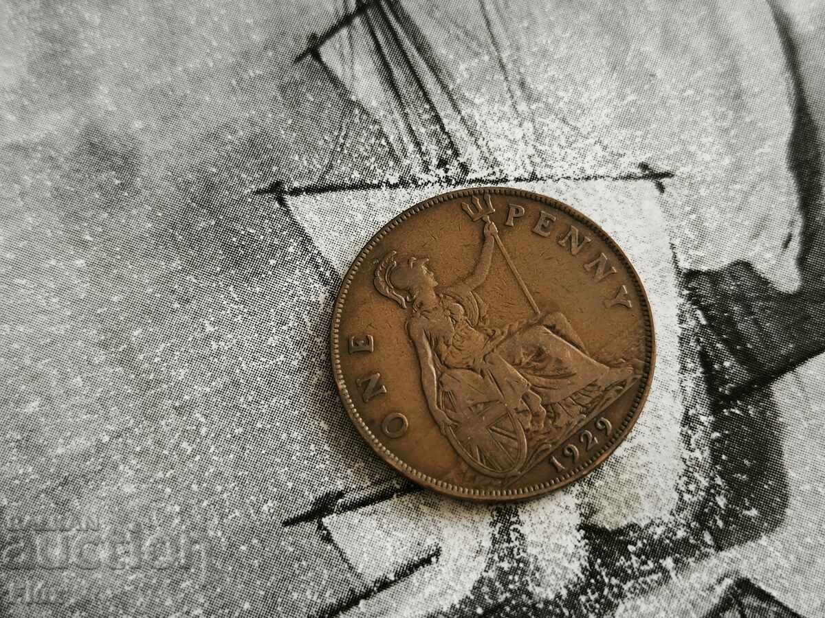 Coin - Great Britain - 1 penny | 1929