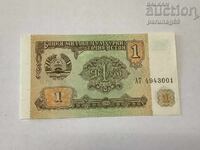 Таджикистан 1 рубла 1994 година UNC