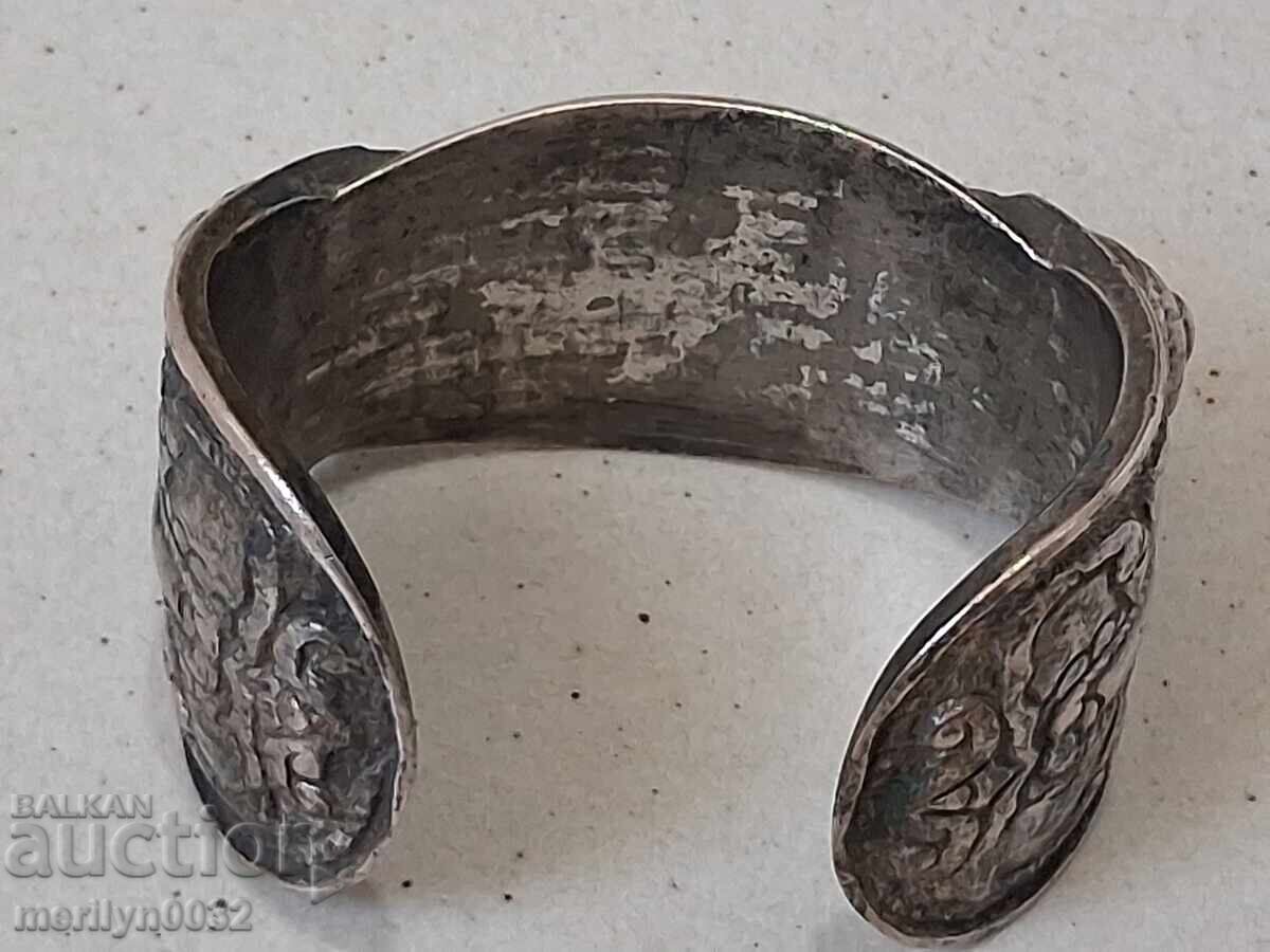 Auction  Renaissance silver bracelet slingshot, jewelry, jewelry, silver