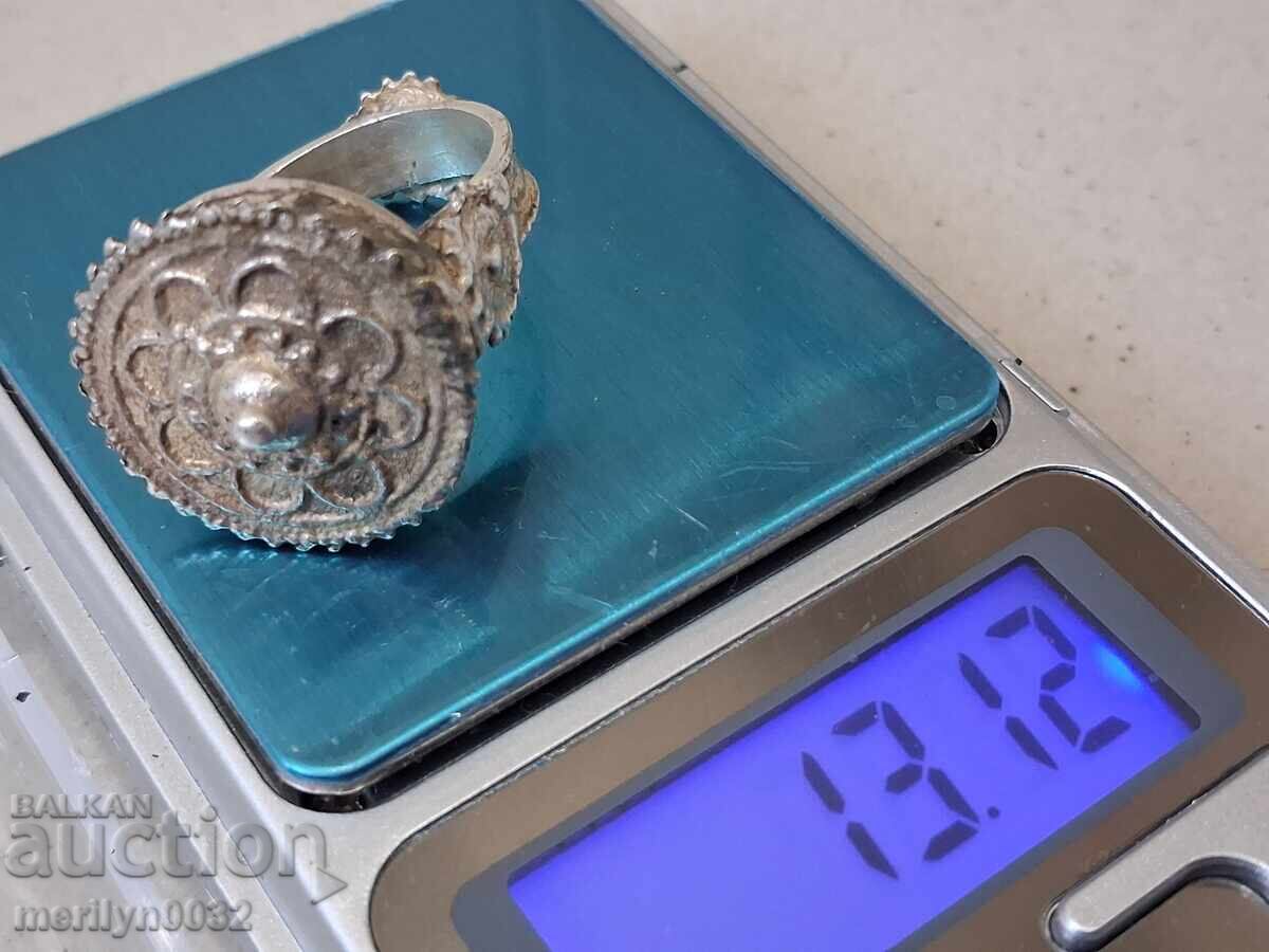 Αναγεννησιακό ασημένιο δαχτυλίδι ασήμι, κόσμημα, κόσμημα με τιμή 115.00 BGN | € 58.80