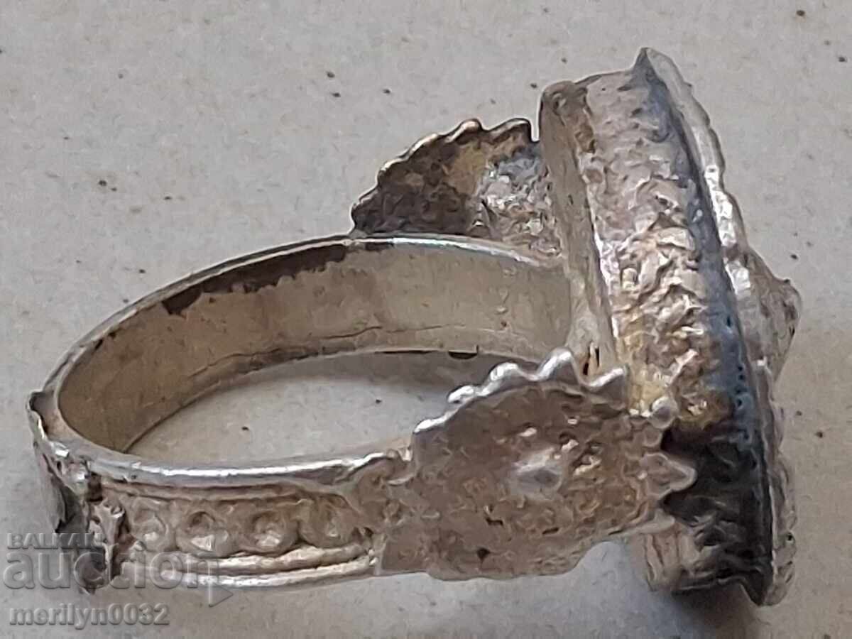 Αναγεννησιακό ασημένιο δαχτυλίδι ασήμι, κόσμημα, κόσμημα με τιμή 116.00 BGN | € 59.31