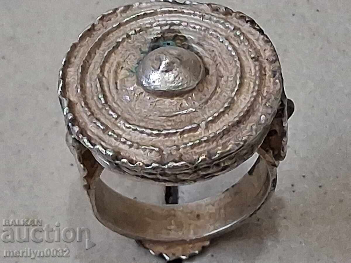 Αναγεννησιακό ασημένιο δαχτυλίδι ασήμι, κόσμημα, κόσμημα - 7