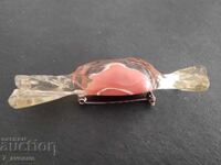 Broșă - bomboană bijuterie, anii '70 10.08.2025