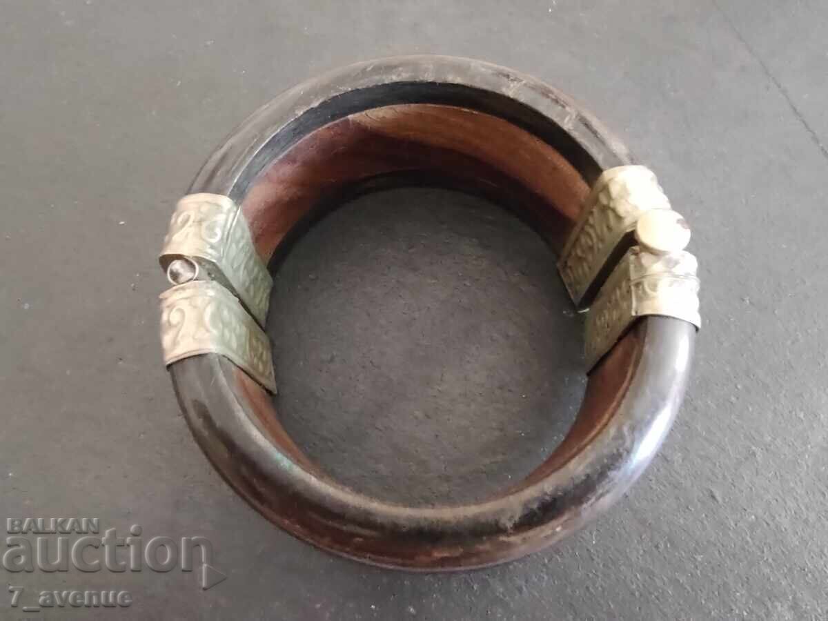 Auction  Necklace jewelry, with bone inlay 70s, 10.08.2025