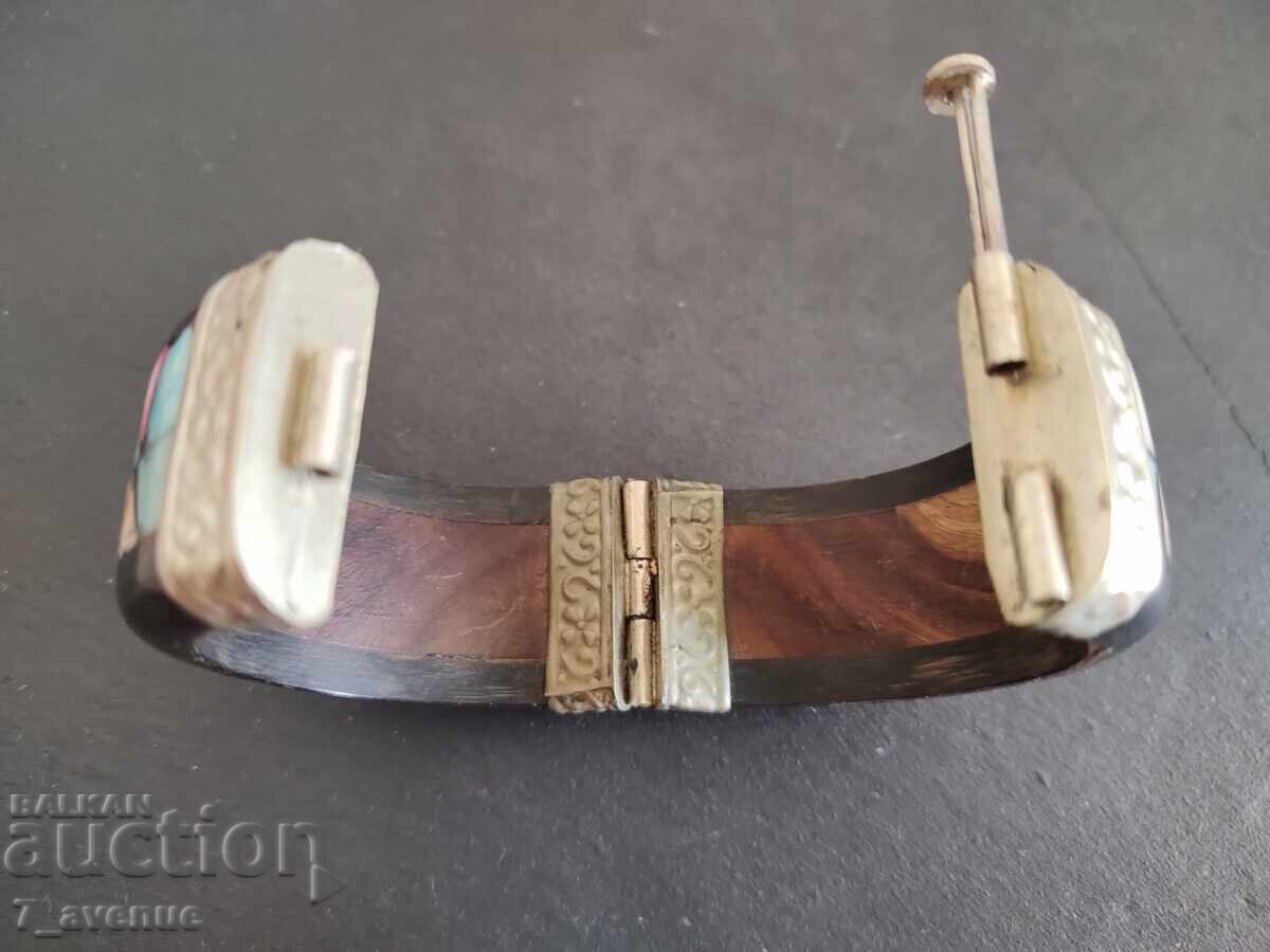 Necklace jewelry, with bone inlay 70s, 10.08.2025 - 5