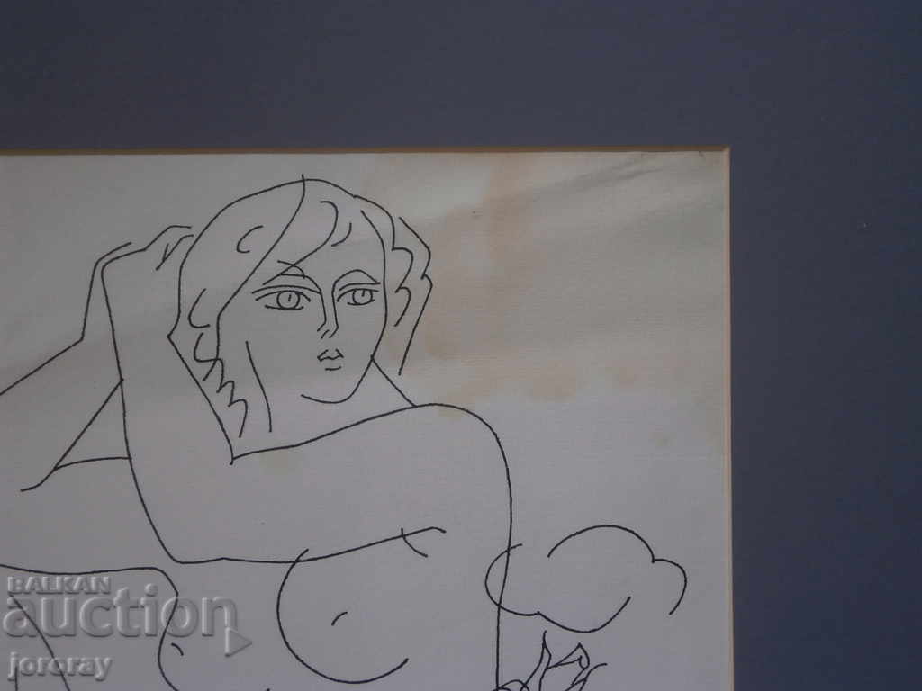 Auction Ink drawing Evg. Bosiatski Auction Ink drawing Evg. Bosiatski