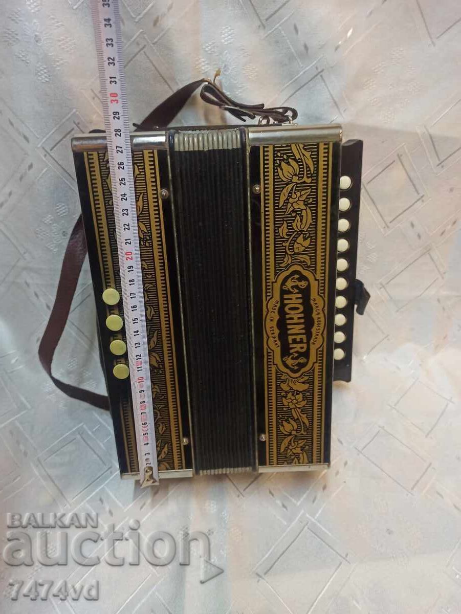 Rare collector's accordion - Hohner - single-row diatonic - 6 Rare collector's accordion - Hohner - single-row diatonic - 6