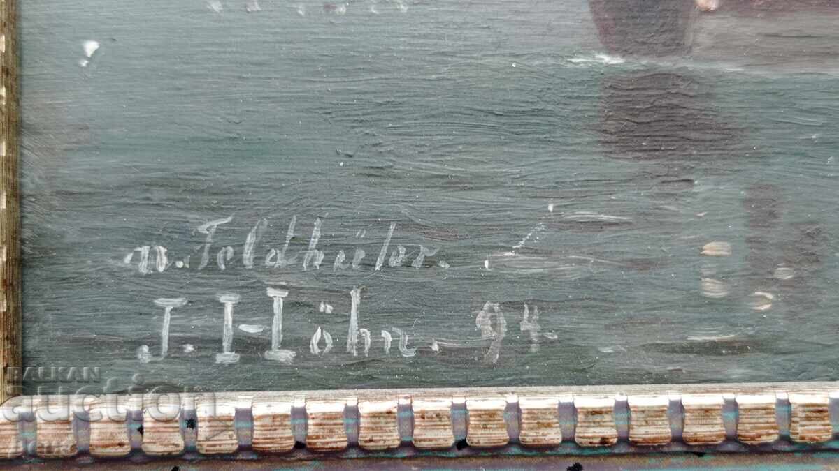 Майсторска западна картина 1894г. с цена 200.00 лв. | € 102.26